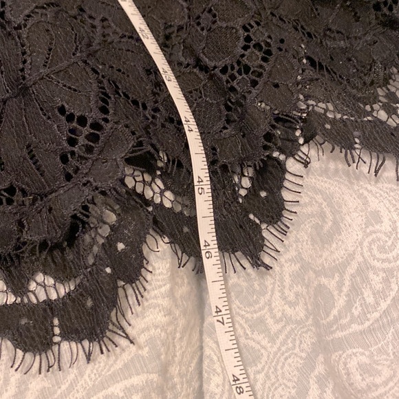 BANANA REPUBLIC Lace Midi Dress Black Size 4 - Picture 16 of 16